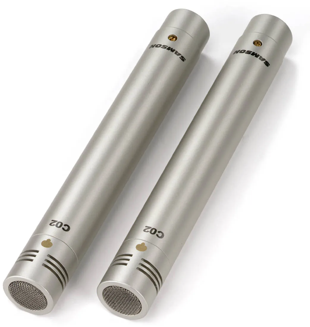 Samson C02 Pencil Condenser Microphones (Pair)