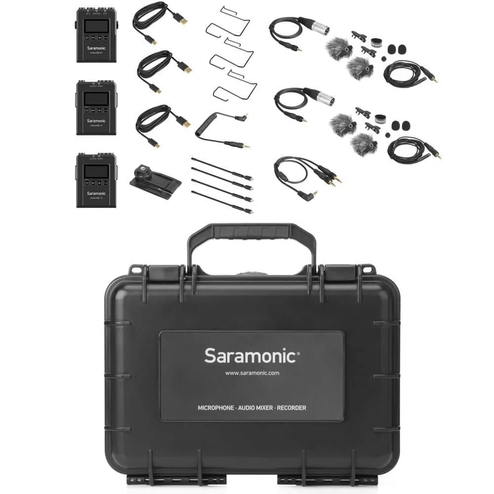 Saramonic UWMIC9S KIT2 2-Person Camera-Mount Wireless Omni Lavalier Microphone System (514 to 596 MHz)