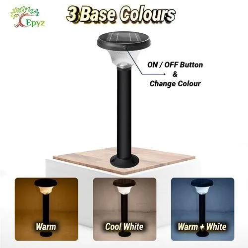 Solar Pillar Light Round Shape Long Pole - Epyz