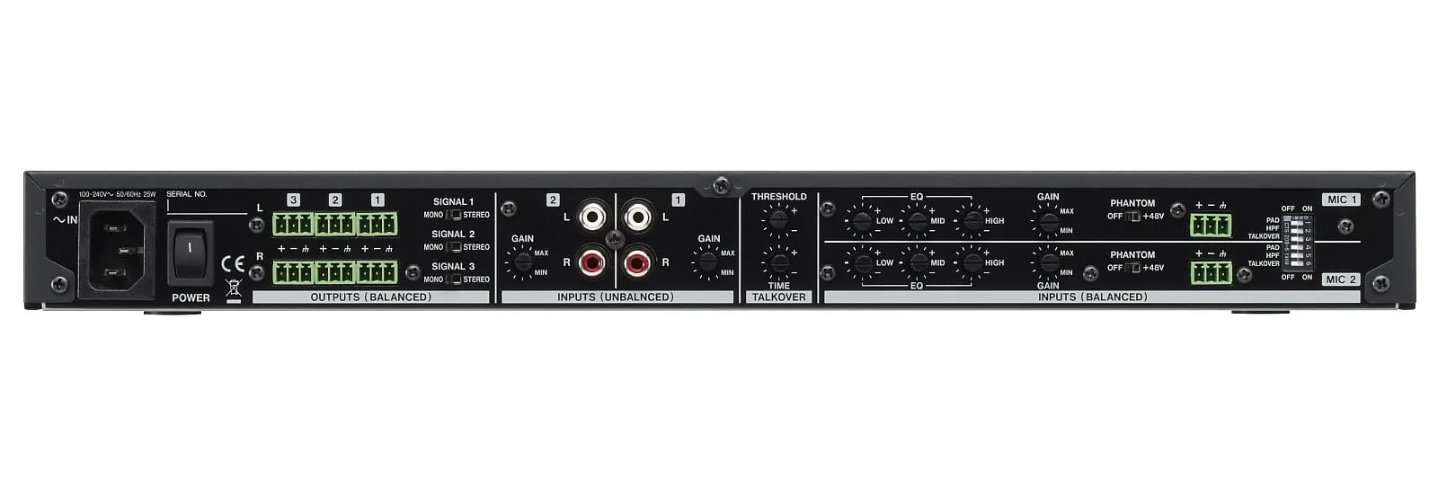 Tascam MZ-123BT Compact Multi-Zone Audio Mixer with Bluetooth