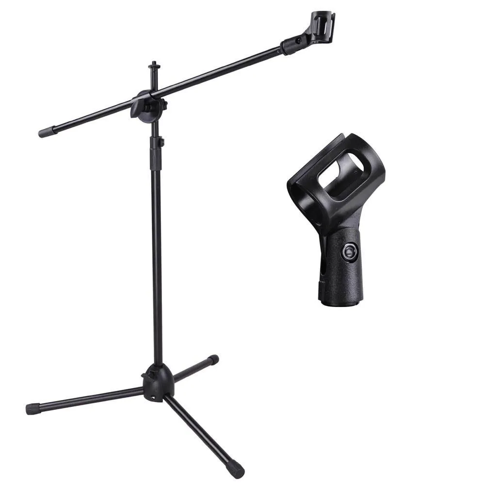 TheLAShop Mic Stand Boom Arm Adjustable Height 2'8" to 5'11"