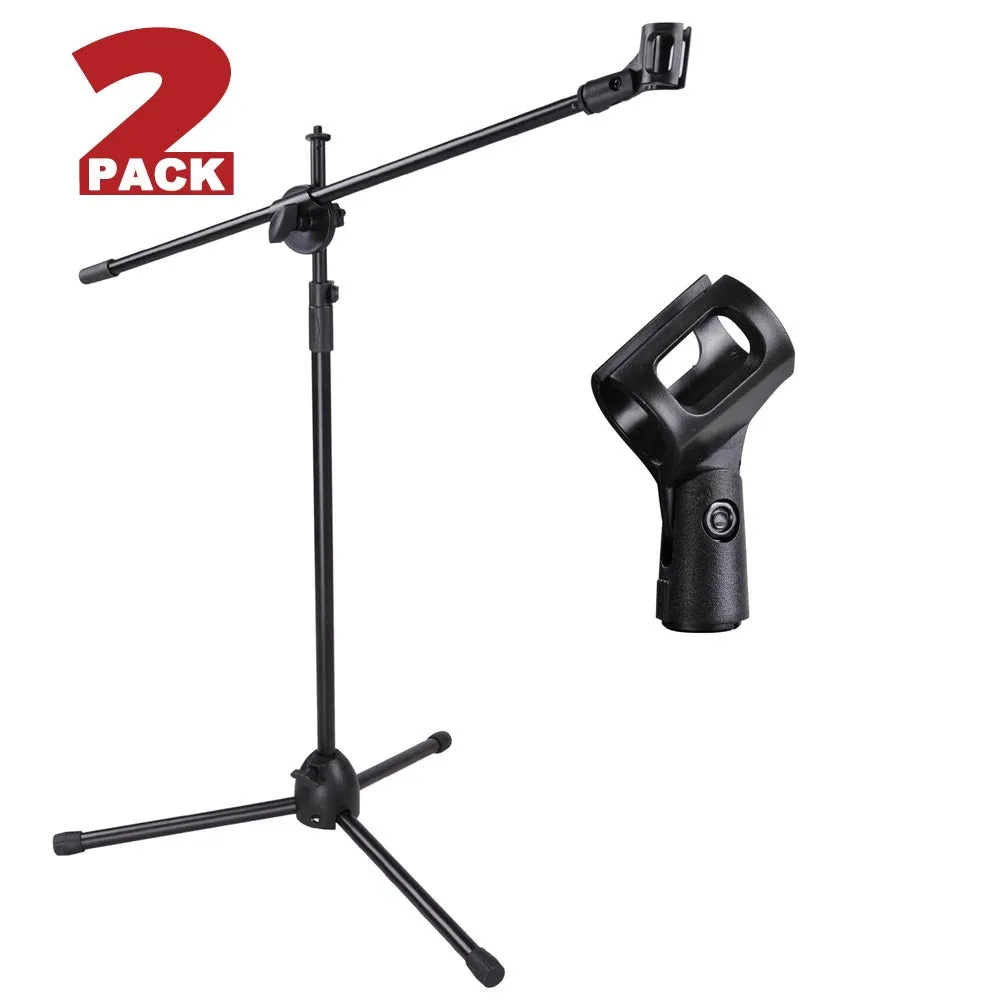 TheLAShop Mic Stand Boom Arm Adjustable Height 2'8" to 5'11"