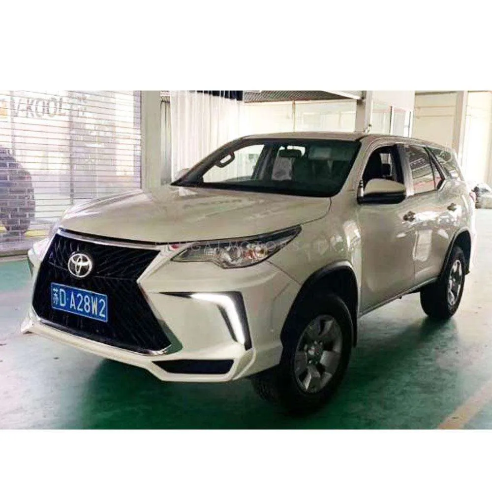 Toyota Fortuner LX570 Lexus Style NKS Bodykit V4 Front and Back 2PC - Model 2016-2021