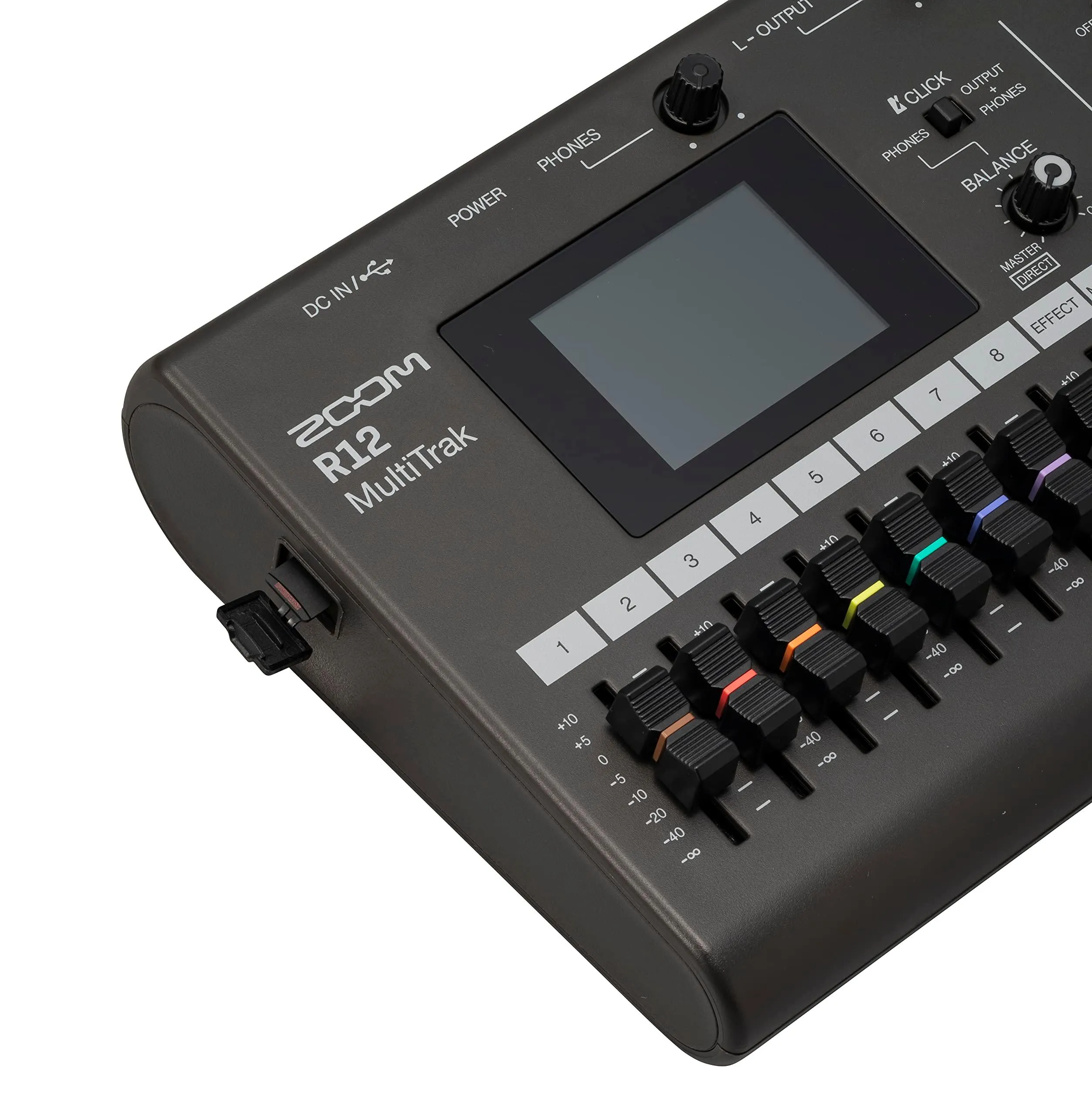 Zoom R12 Multi Track Portable Recorder, with Touchscreen, Onboard Editing, 8 Tracks.